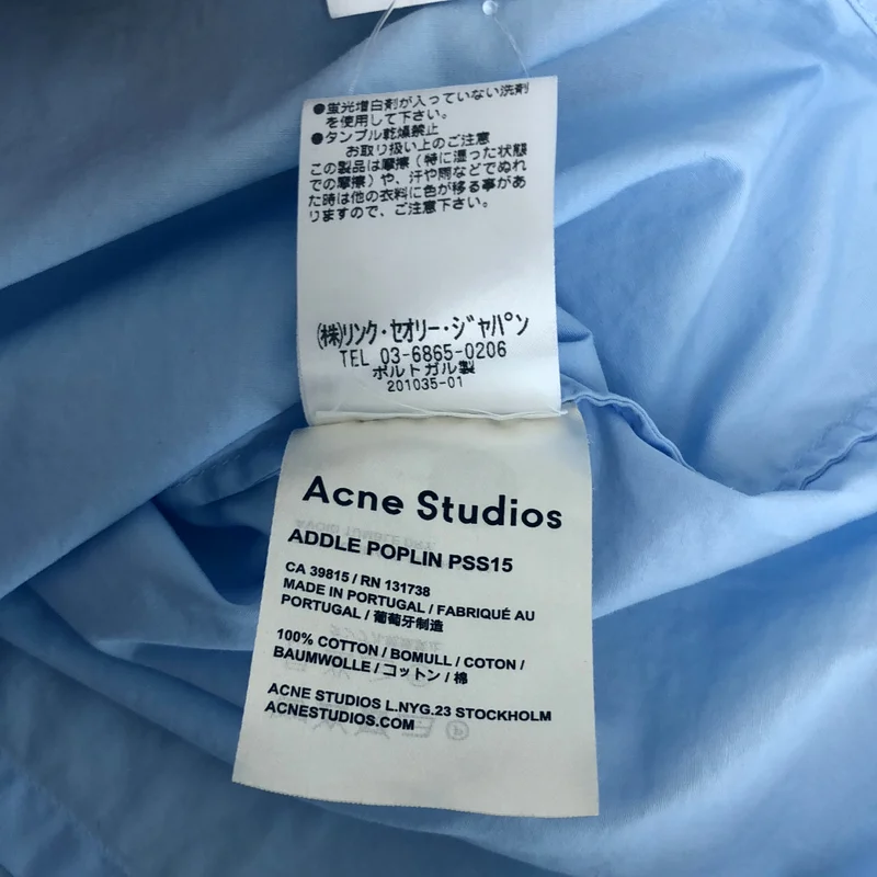 Acne Studios / アクネストゥディオズ | コットン ポケット シャツ | 34 | レディース