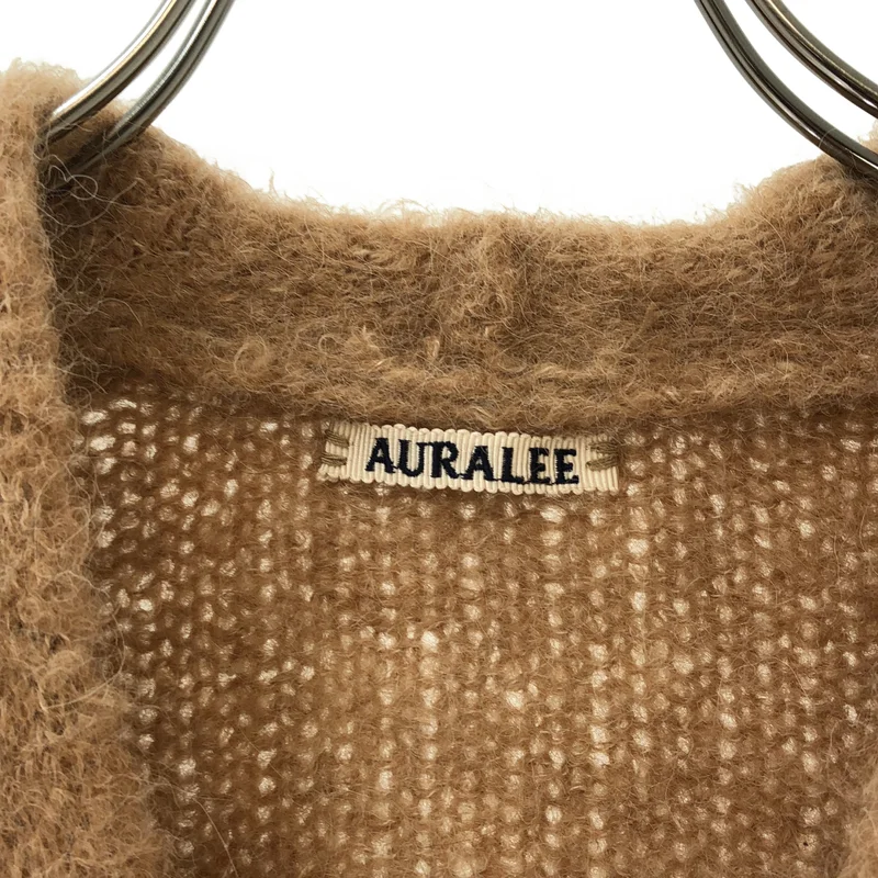 AURALEE / オーラリー | ALPACA WOOL SUPER LIGHT KNIT BIG CARDIGAN アルパカ ウール カーディガン | 4 | メンズ