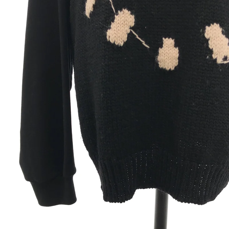 DRIES VAN NOTEN / ドリスヴァンノッテン | 2021SS | × LEN LYE / YOU ニットドッキング オーバースウェット | L | メンズ