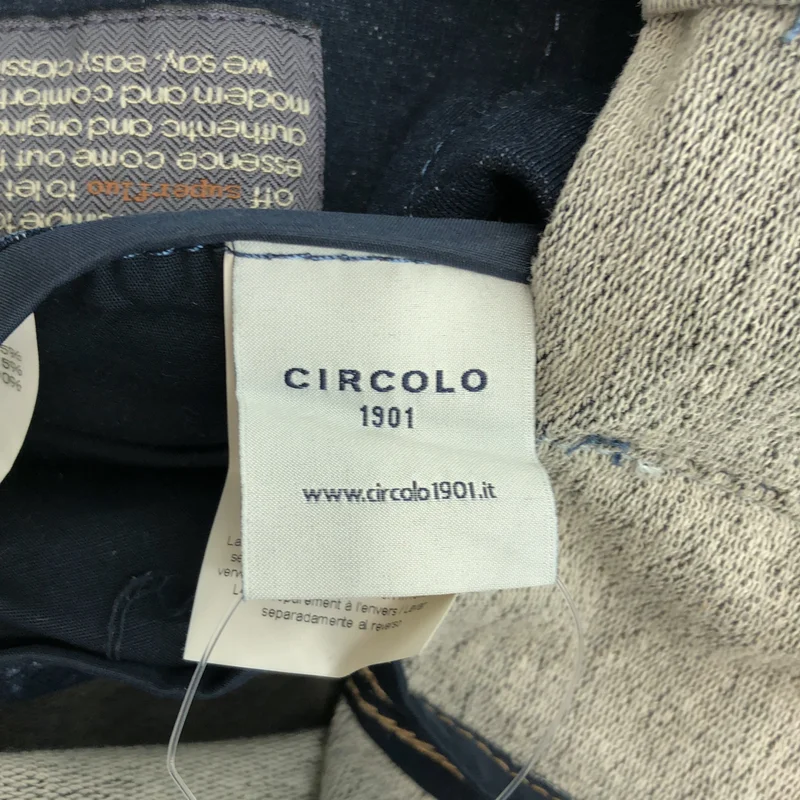CIRCOLO 1901 / チルコロ1901 | コットンジャージー メタルボタン ダブルブレスト テーラードジャケット | 44 | メンズ