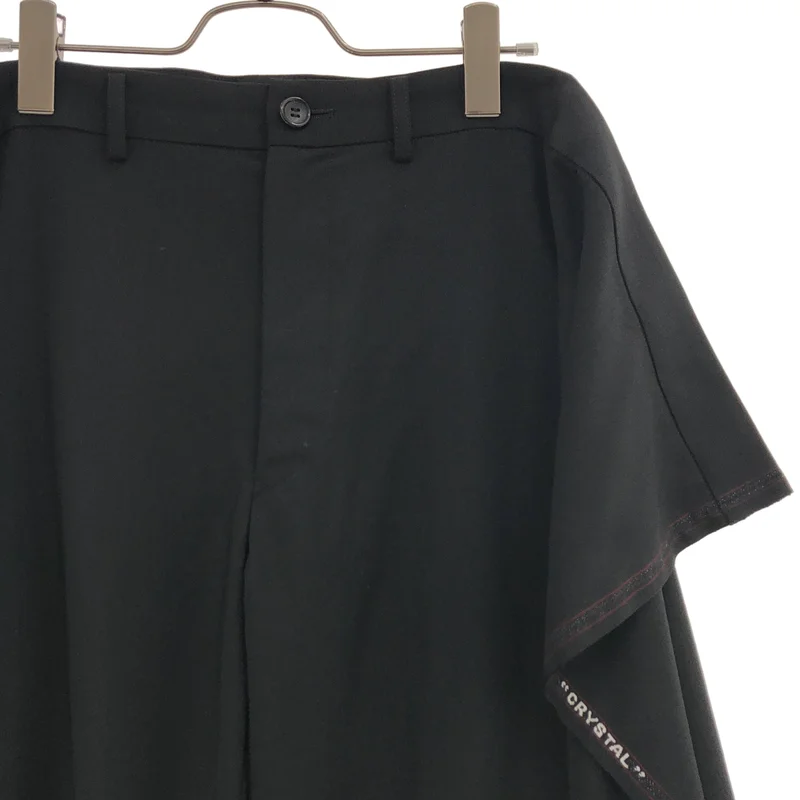 JUNYA WATANABE / ジュンヤワタナベ | 2023SS | ウールサージ スラックス ワイドパンツ JK-P006 | S | レディース