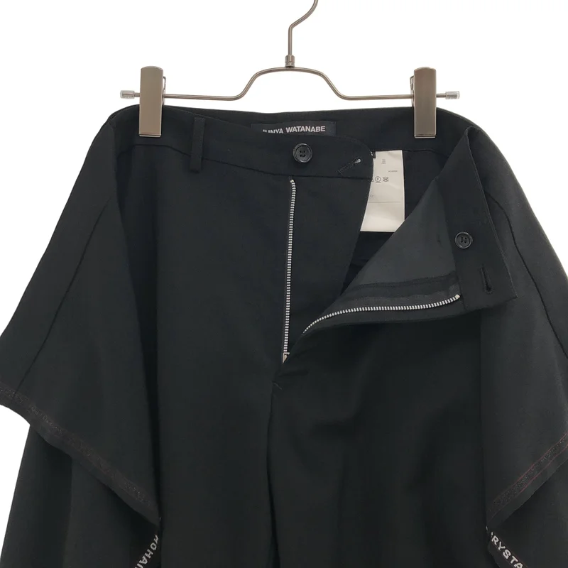 JUNYA WATANABE / ジュンヤワタナベ | 2023SS | ウールサージ スラックス ワイドパンツ JK-P006 | S | レディース