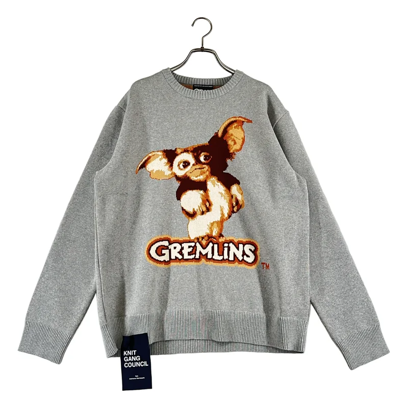 None / | 編み物☆堀ノ内 / アミモノホリノウチ GREMLINS 「GIZMO」CREW NECK SWEATER クルーネック ニット | L | メンズ