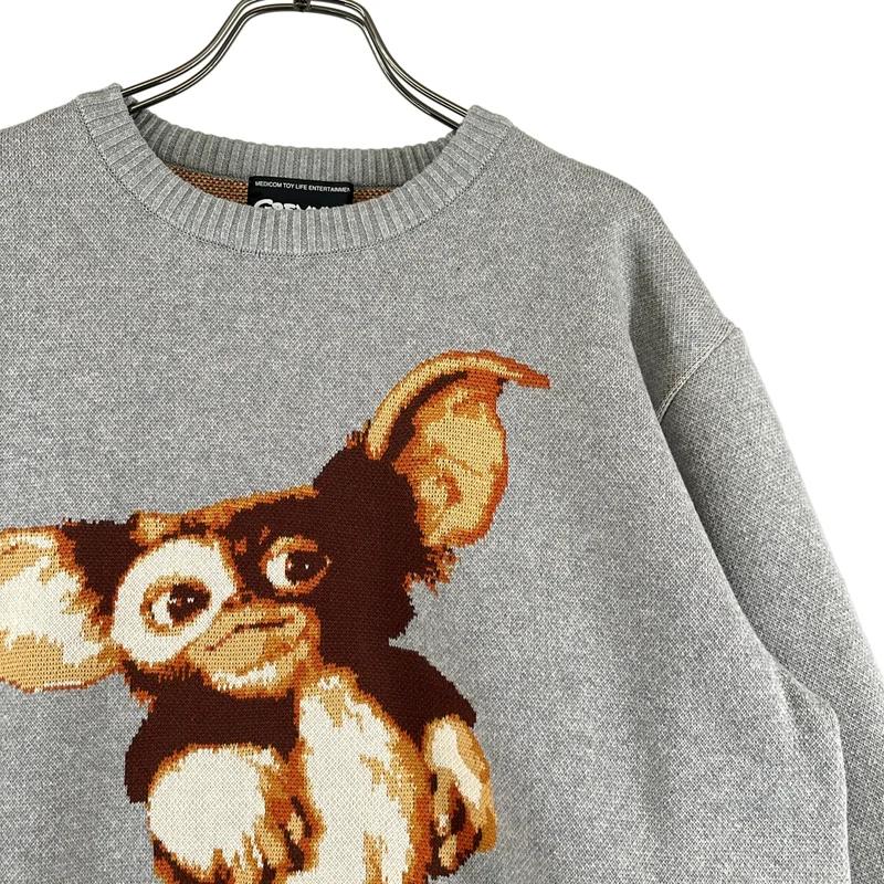 None / | 編み物☆堀ノ内 / アミモノホリノウチ GREMLINS 「GIZMO」CREW NECK SWEATER クルーネック ニット | L | メンズ