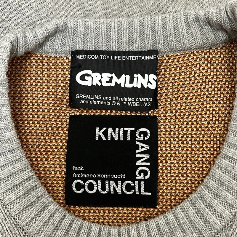 None / | 編み物☆堀ノ内 / アミモノホリノウチ GREMLINS 「GIZMO」CREW NECK SWEATER クルーネック ニット | L | メンズ