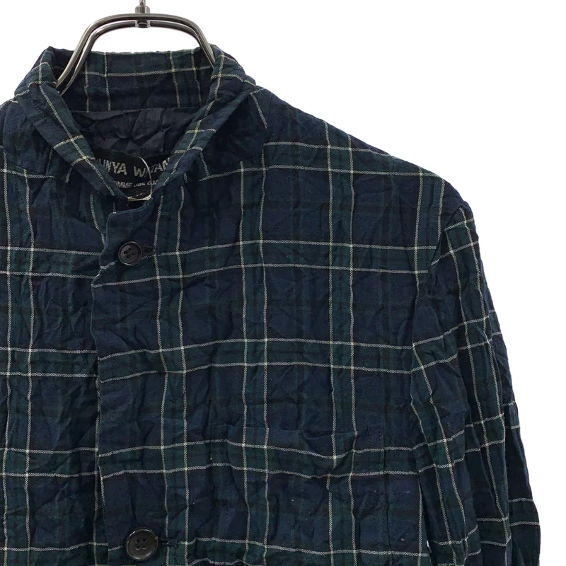 JUNYA WATANABE COMME des GARCONS / ジュンヤワタナベ | 2008SS | シワ加工 チェック シャツジャケット | SS | レディース