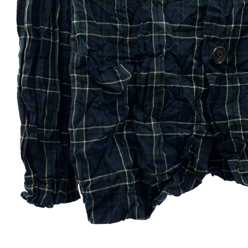 JUNYA WATANABE COMME des GARCONS / ジュンヤワタナベ | 2008SS | シワ加工 チェック シャツジャケット | SS | レディース