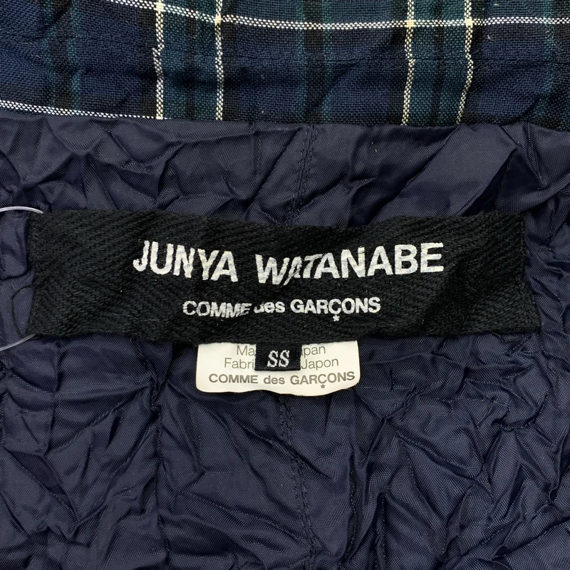 JUNYA WATANABE COMME des GARCONS / ジュンヤワタナベ | 2008SS | シワ加工 チェック シャツジャケット | SS | レディース