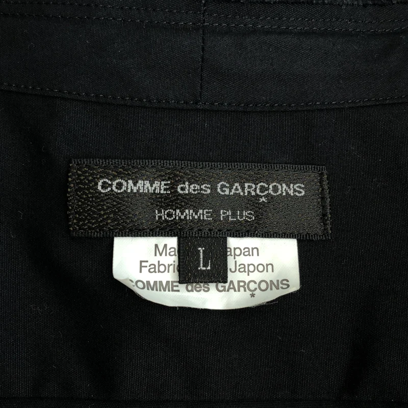 COMME des GARCONS HOMME PLUS / コムデギャルソンオムプリュス | 2017SS | カットオフノーカラーシャツ | L | メンズ