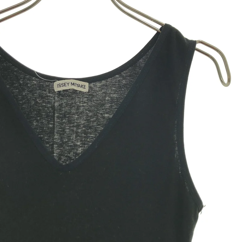 ISSEY MIYAKE / イッセイミヤケ | Vネック タンクトップ IM53-JR012 | M | レディース