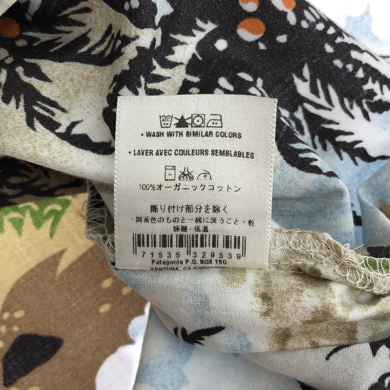 pataloha patagonia / パタゴニアパタロハ | コットン ヤシ アロハ オープンカラー シャツ | L | メンズ