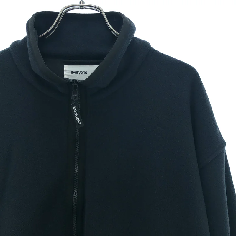 everyone / エブリワン | fullzip fleece jacket フリースジャケット | XL | ブラック | メンズ everyone / エブリワン | fleece zip up jacket フリースジャケット