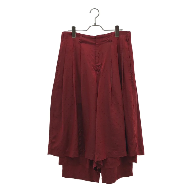 COMME des GARCONS HOMME PLUS / コムデギャルソンオムプリュス | 2009AW | ドットキュプラレイヤードワイドパンツ | XS | メンズ