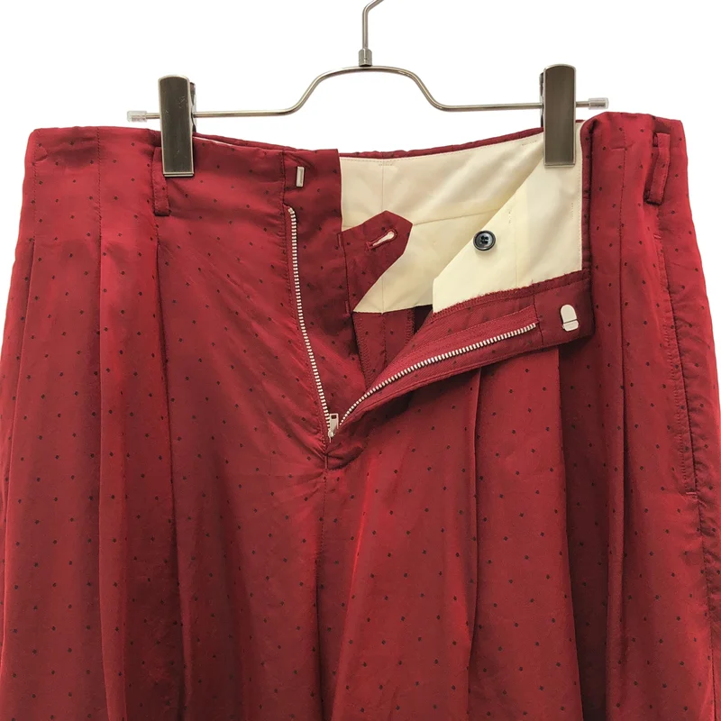 COMME des GARCONS HOMME PLUS / コムデギャルソンオムプリュス | 2009AW | ドットキュプラレイヤードワイドパンツ | XS | メンズ