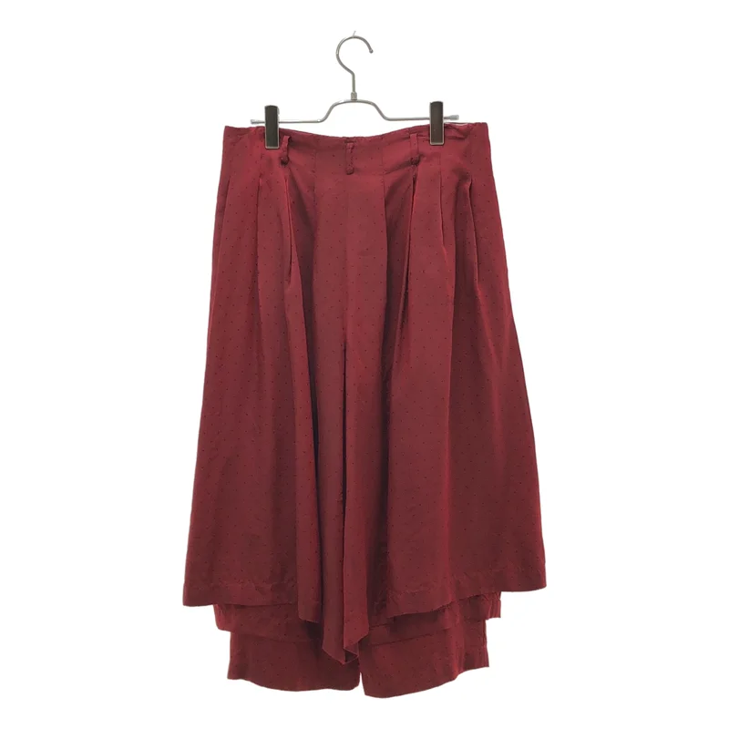 COMME des GARCONS HOMME PLUS / コムデギャルソンオムプリュス | 2009AW | ドットキュプラレイヤードワイドパンツ | XS | メンズ