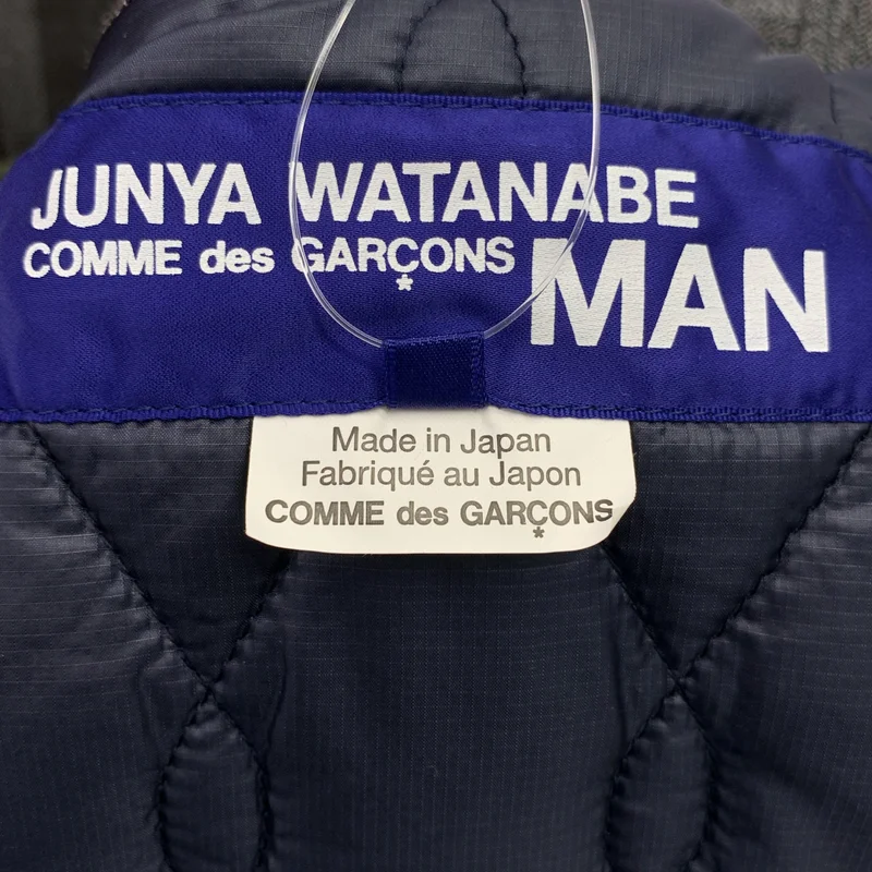 JUNYAWATANABE COMMEdesGARCONS MAN / ジュンヤワタナベマン | 2019AW | ナイロン 切替 キルティング テーラードジャケット | M | メンズ