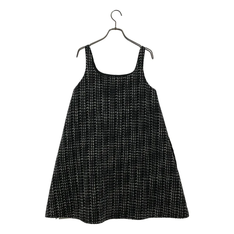 OBLI / オブリ | ウール混 Aライン ツイードジャンパーワンピース | F | レディース