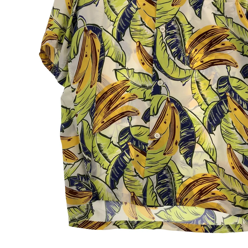 SUN SURF / サンサーフ | ISLAND BANANA アイランド バナナ  / 総柄 レーヨン アロハシャツ | L | メンズ