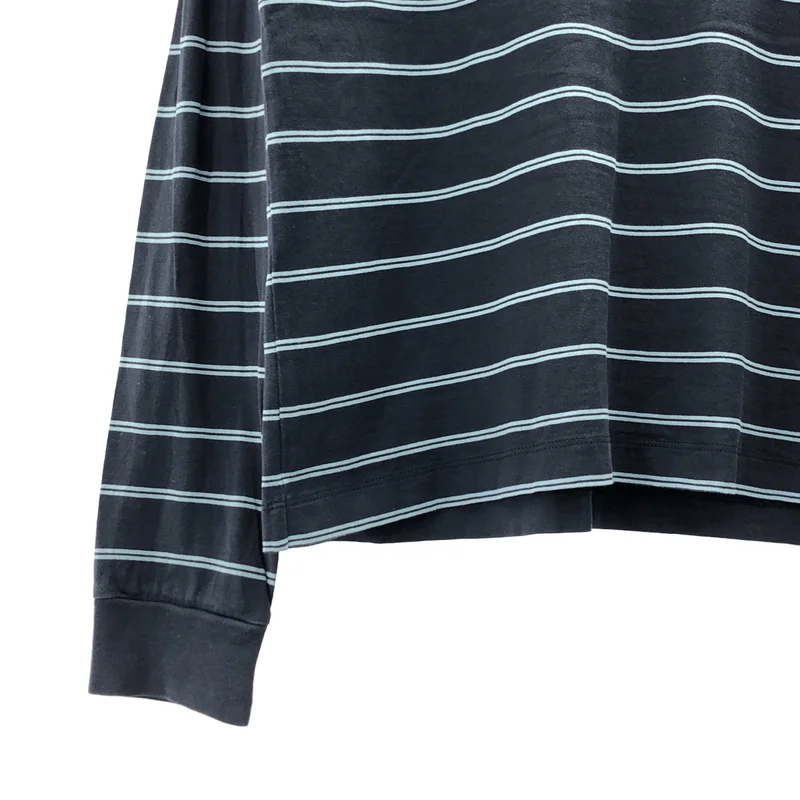 Acne Studios / アクネストゥディオズ | フェイスパッチ コットン ボーダー カットソー | XXS | レディース