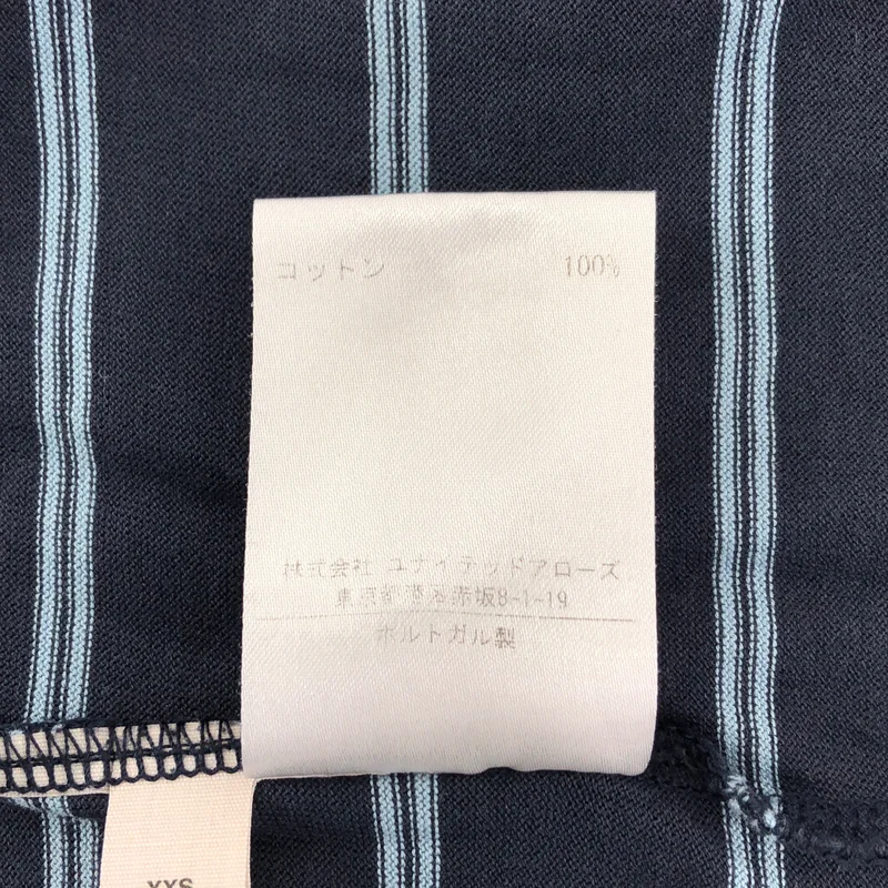 Acne Studios / アクネストゥディオズ | フェイスパッチ コットン ボーダー カットソー | XXS | レディース