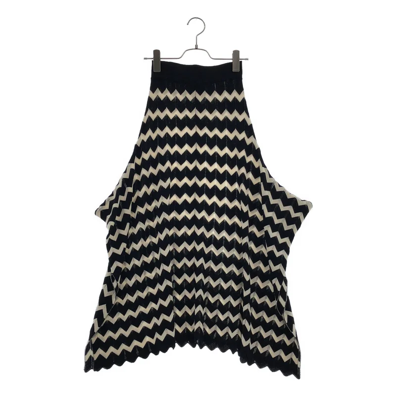 STELLA McCARTNEY / ステラマッカートニー | ウール シェブロン ニットスカート | 36 | レディース