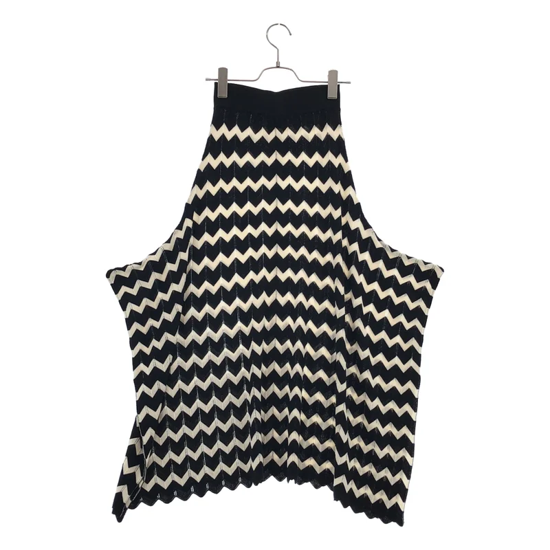 STELLA McCARTNEY / ステラマッカートニー | ウール シェブロン ニットスカート | 36 | レディース
