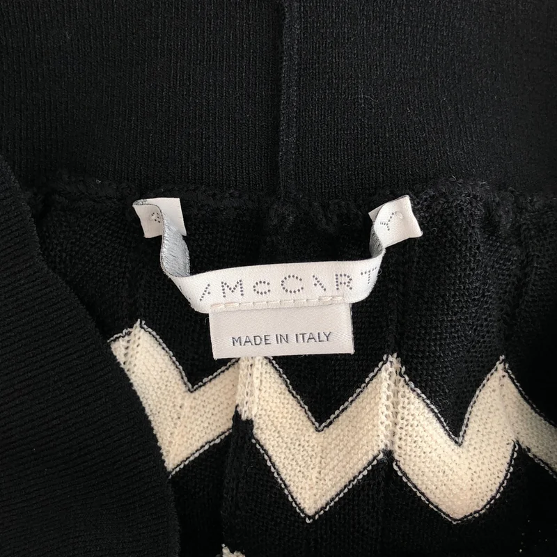 STELLA McCARTNEY / ステラマッカートニー | ウール シェブロン ニットスカート | 36 | レディース
