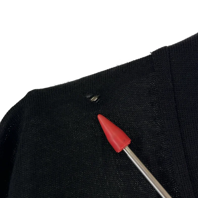 THOM BROWNE / トムブラウン | 4bar / ウール ニット カーディガン | 1 | メンズ