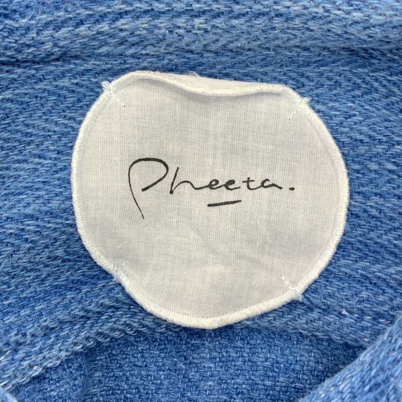 pheeta / フィータ | デニムライク ピンタック シャツ ブラウス |