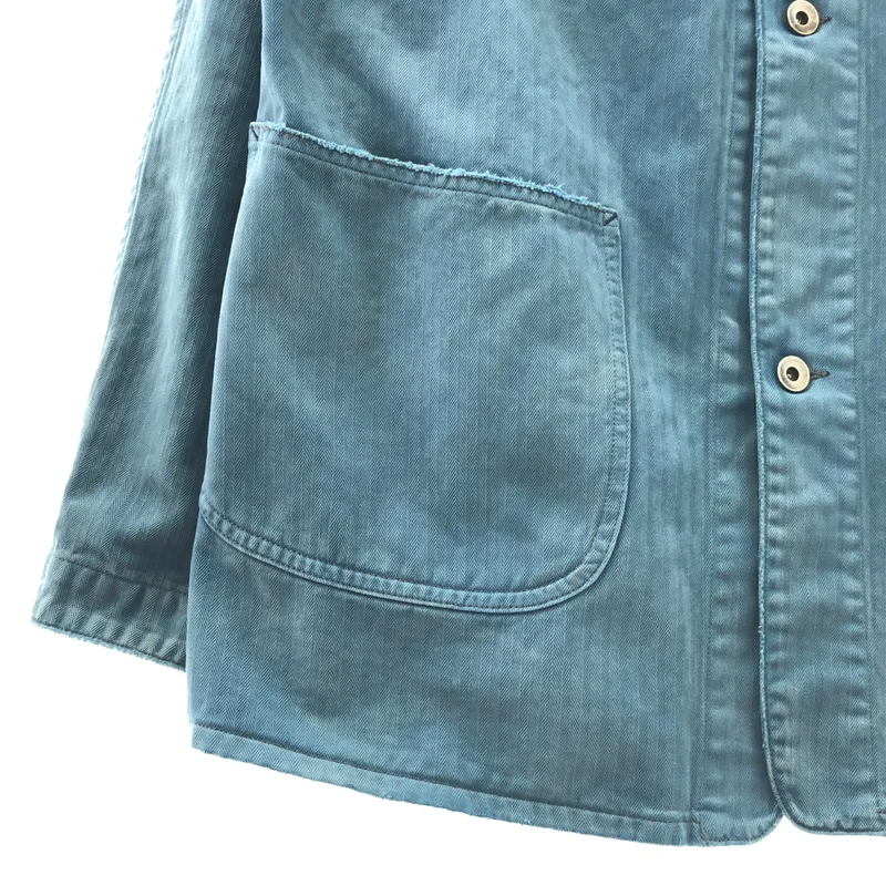 Maison Margiela / メゾンマルジェラ | 2025SS | Denim Cavan Jacket / デニム キャンバス ジャケット | 46 | メンズ