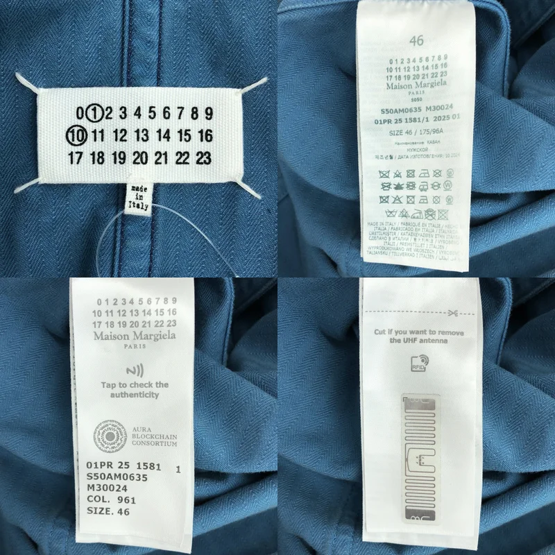 Maison Margiela / メゾンマルジェラ | 2025SS | Denim Cavan Jacket / デニム キャンバス ジャケット | 46 | メンズ
