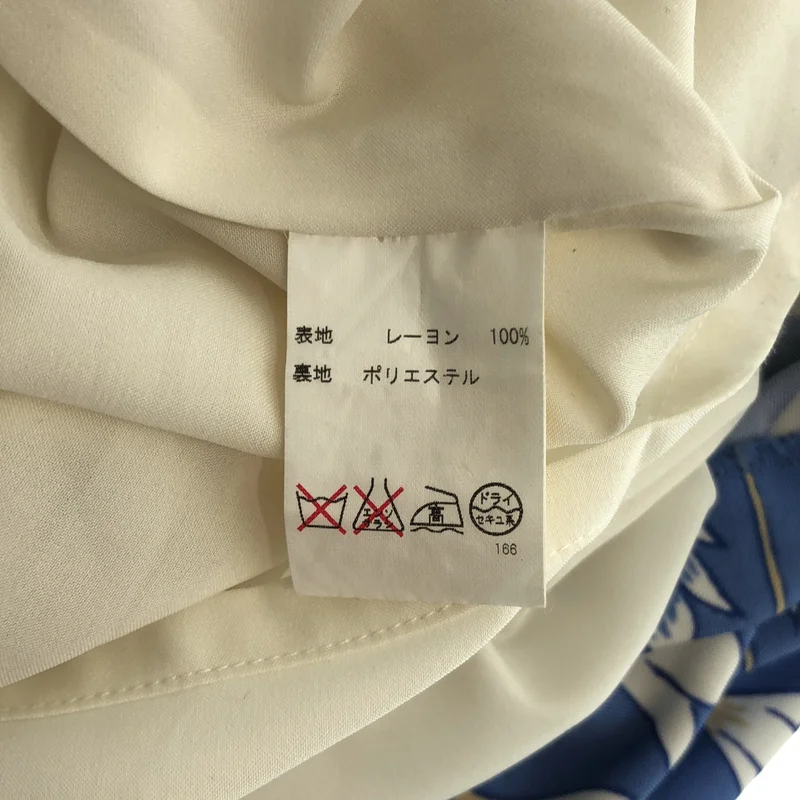 TORY BURCH / トリーバーチ | レーヨン 総柄 フラワー ロゴ ノースリーブ ワンピース / 裏地付き | XS | レディース