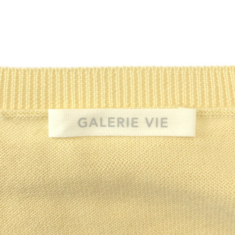 GALERIE VIE / ギャルリーヴィー | 2025AW | ウーステッドウール ラウンドネックプルオーバー | F | レディース
