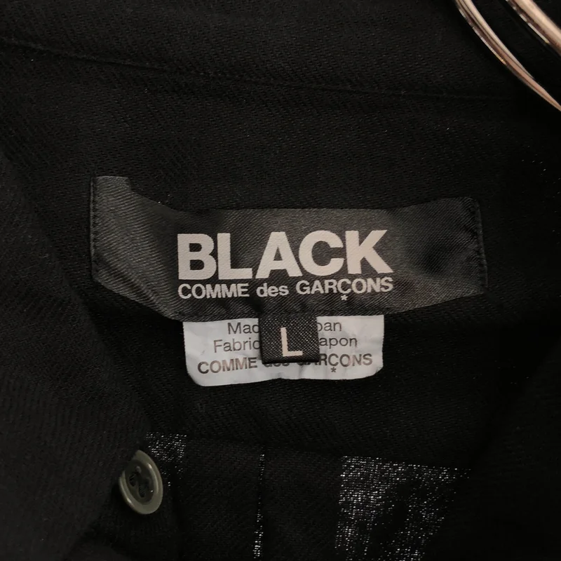BLACK COMME des GARCONS / ブラックコムデギャルソン | コットン 製品染め ギンガムチェックシャツ | L | メンズ