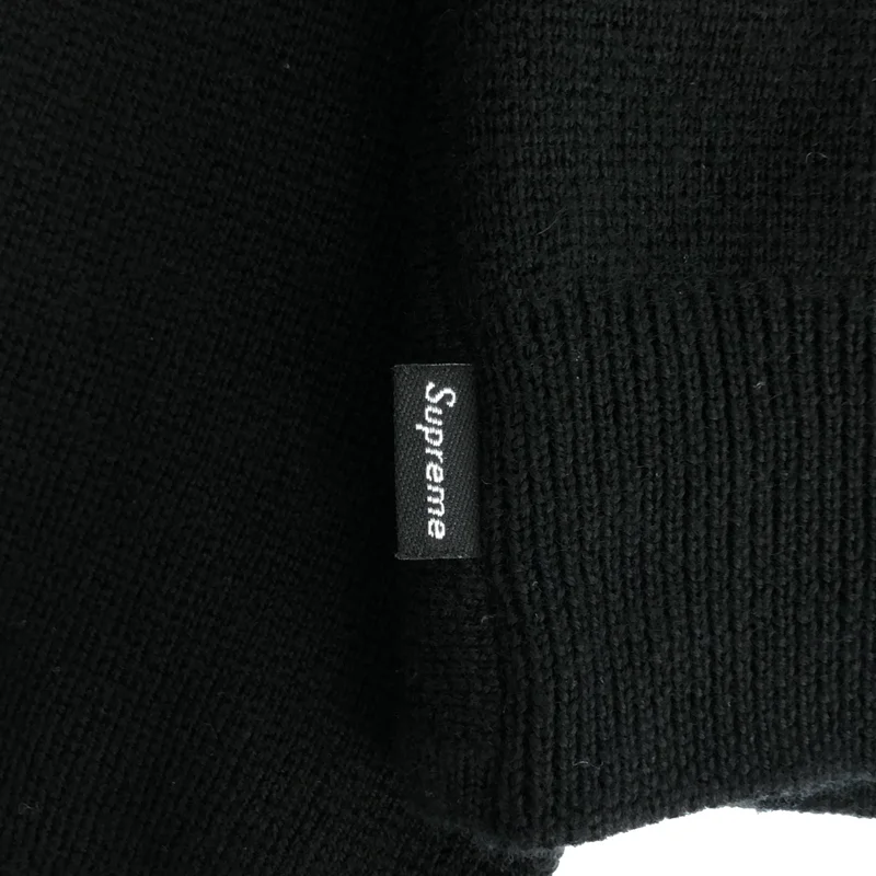 SUPREME / シュプリーム | Stripe Zip Up Polo Sweater ストライプ ジップアップ ポロニット | L | メンズ