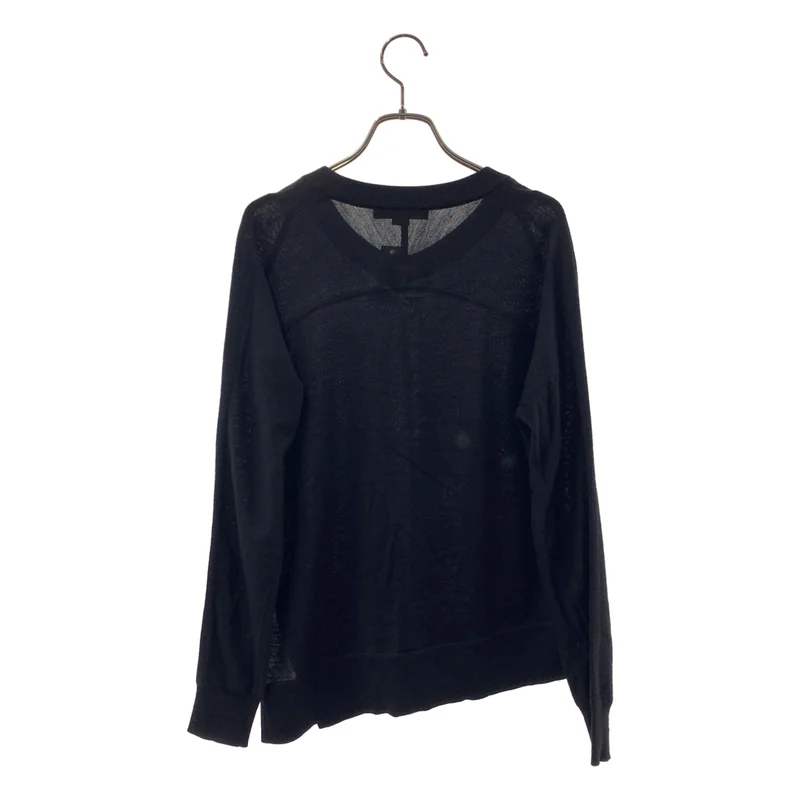ALEXANDER WANG / アレキサンダーワン | ウール サイドスリット クルーネックニット | XS | レディース