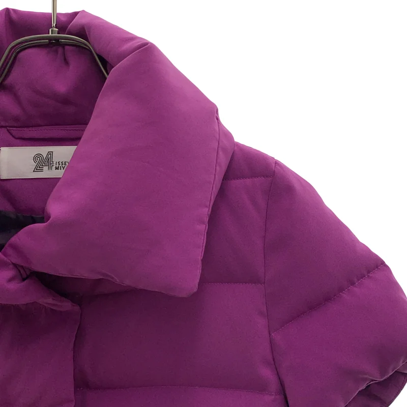 ISSEY MIYAKE / イッセイミヤケ | 2010AW | 24 / ビッグカラー 半袖 ショートダウンジャケット | 1 | レディース