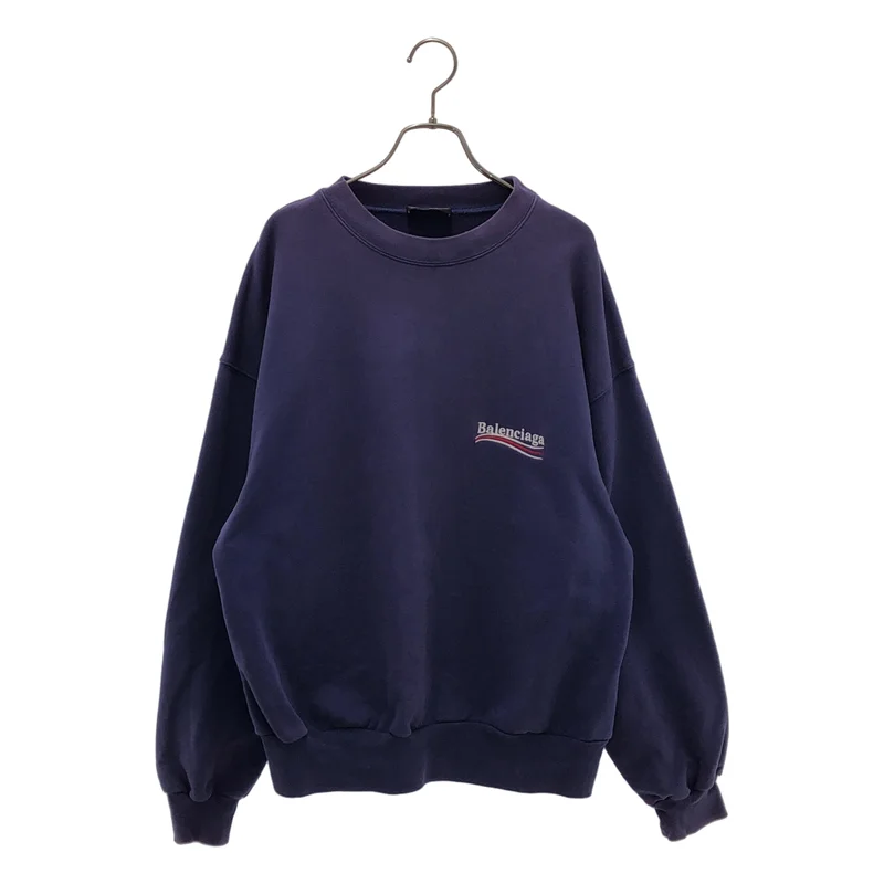 BALENCIAGA / バレンシアガ | キャンペーンロゴ 刺しゅう スウェット トレーナー | S | メンズ