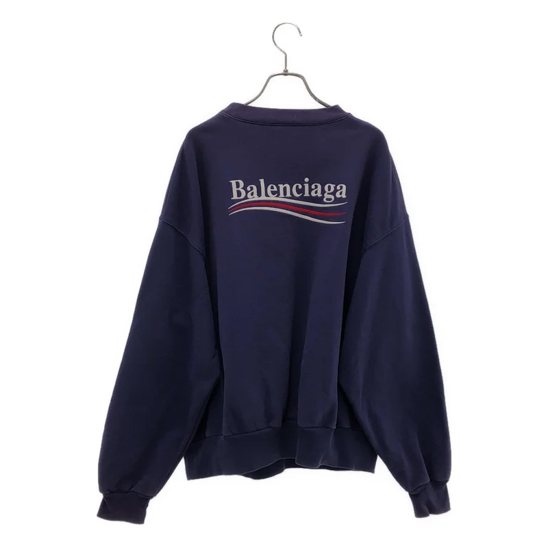 BALENCIAGA / バレンシアガ | キャンペーンロゴ 刺しゅう スウェット トレーナー | S | メンズ