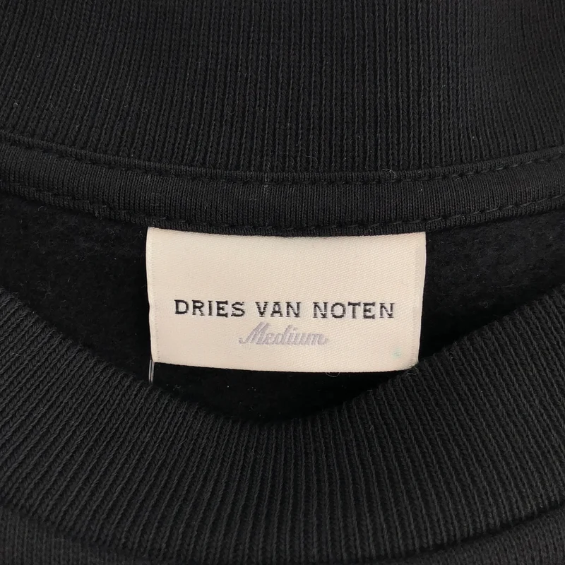DRIES VAN NOTEN / ドリスヴァンノッテン | 2024AW | バックジップ クルーネック スウェット | M | メンズ
