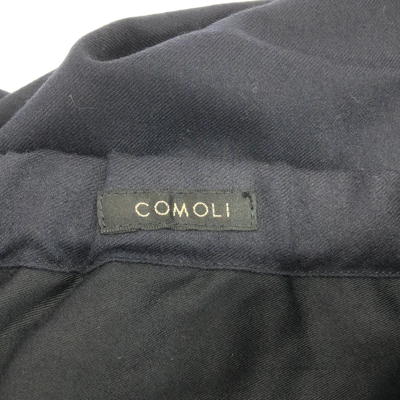 COMOLI / コモリ | ウールフラノ ドローストリングパンツ / U03-03003 | 1 | メンズ