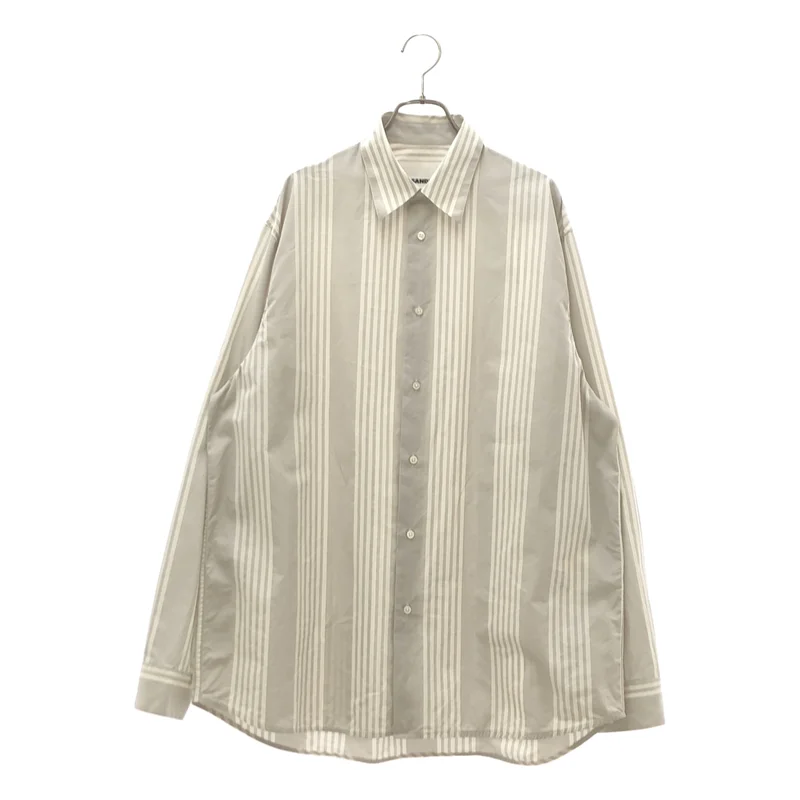 JIL SANDER / ジルサンダー | 2019AW | コットン マルチストライプ オーバーシャツ | 39 | メンズ