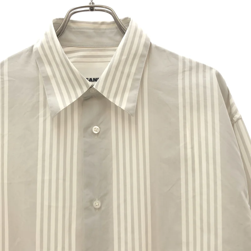 JIL SANDER / ジルサンダー | 2019AW | コットン マルチストライプ オーバーシャツ | 39 | メンズ