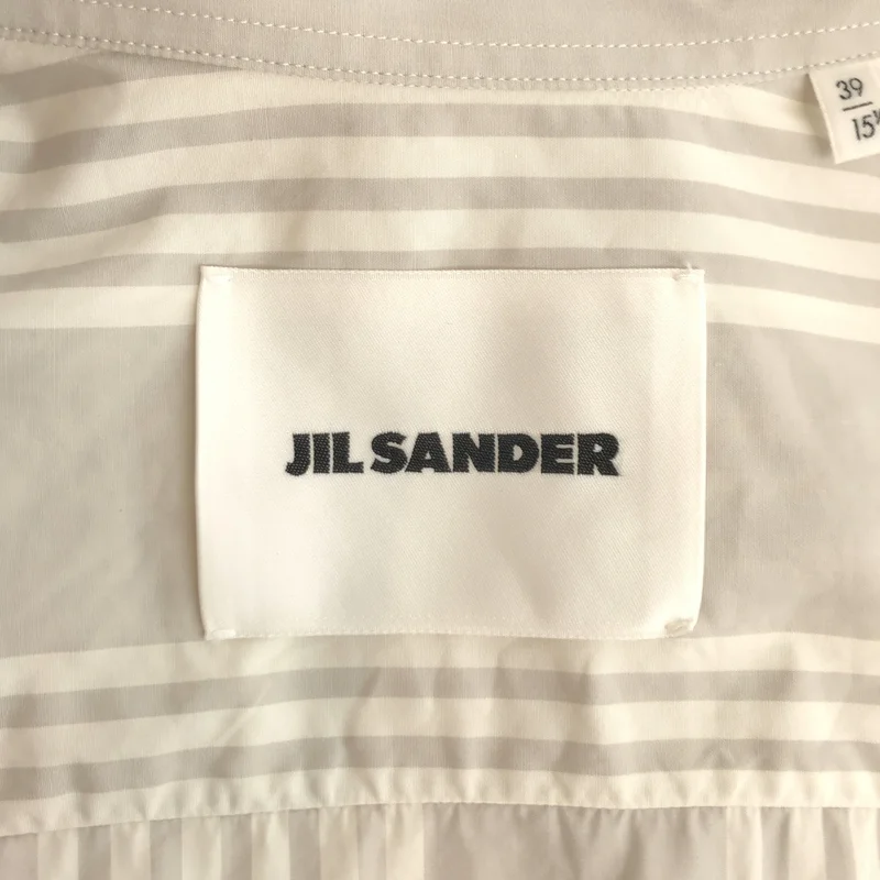 JIL SANDER / ジルサンダー | 2019AW | コットン マルチストライプ オーバーシャツ | 39 | メンズ