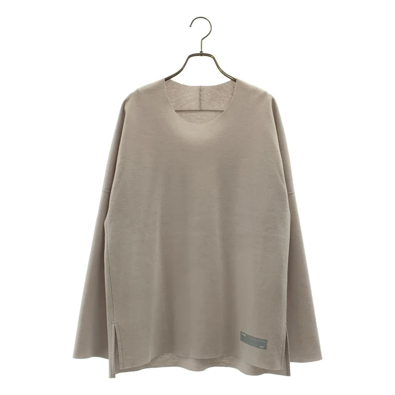 ATTACHMENT / アタッチメント | ハードメルトンスムース クルーネックドルマンL/Sカットソー | 1 | メンズ