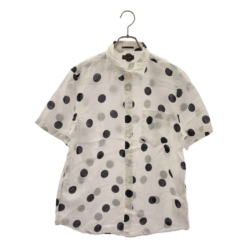 Paul Smith COLLECTION / ポールスミスコレクション | リネン ドット ポケット シャツ | M | メンズ