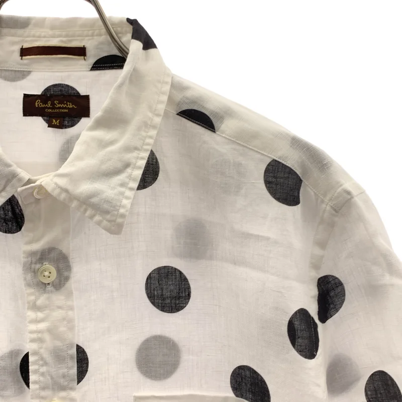 Paul Smith COLLECTION / ポールスミスコレクション | リネン ドット ポケット シャツ | M | メンズ