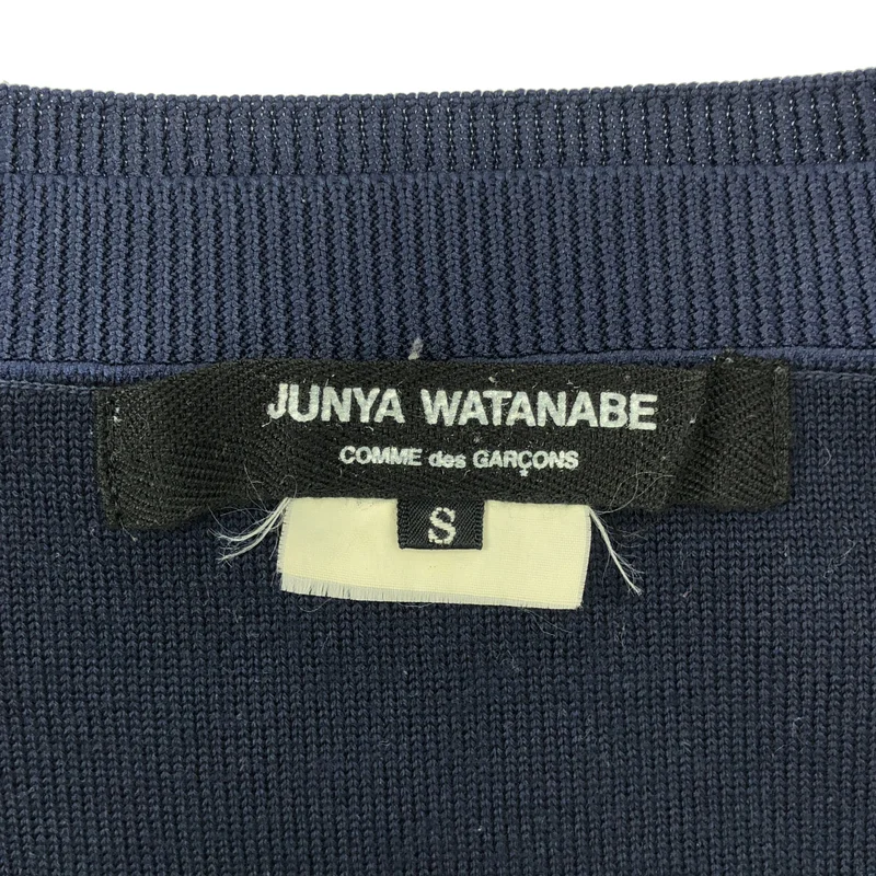 JUNYA WATANABE COMME des GARCONS / ジュンヤワタナベ | 2016AW | ウール ポリエステル 切替 プルオーバー ニット | S | レディース