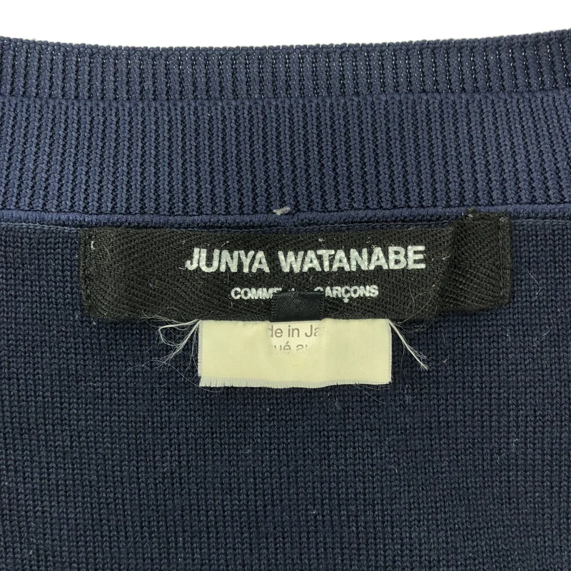 JUNYA WATANABE COMME des GARCONS / ジュンヤワタナベ | 2016AW | ウール ポリエステル 切替 プルオーバー ニット | S | レディース