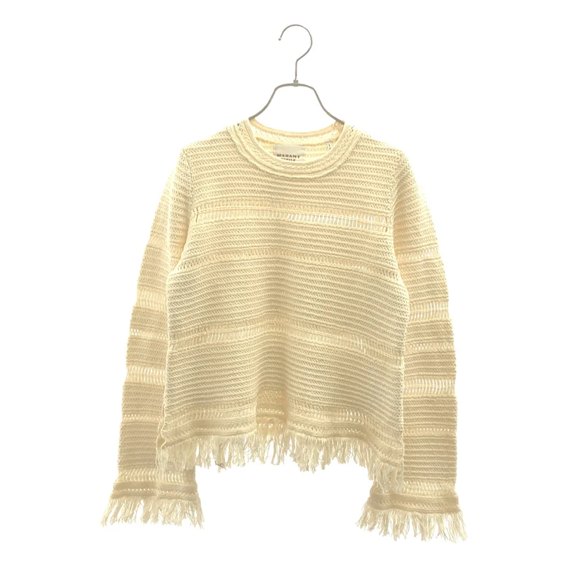ISABEL MARANT ETOILE / イザベルマランエトワール | Azilis フリンジ プルオーバー ニット | 34 | レディース